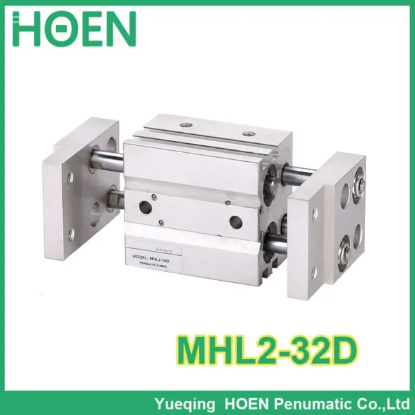 High quality double acting pneumatic gripper wide type MHL2-32D Parallel style air gripper