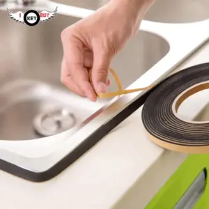 50 Meters 20mm Width EVA Single Sided Adhesive Tape Weather Sticky Stripping Sponge Foam Rubber Strip Neoprene Tape Door Seal