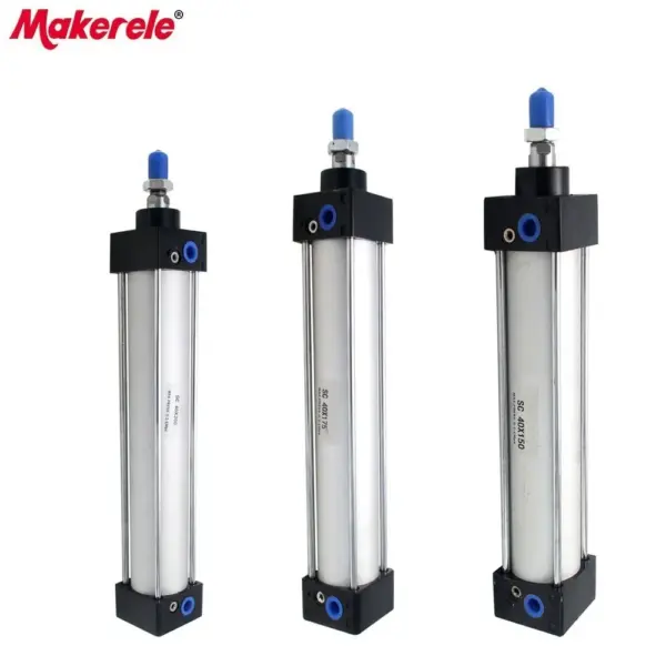 Standard Air Cylinders 32/40/63mm Bore Double Acting Pneumatic Cylinder SC 50/75/100/125/150/175/200/250/300mm Stroke Hot Sale