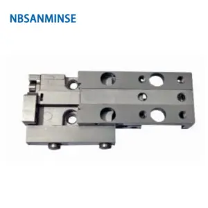 MXJ 4 6 8mm Double Acting Pneumatic Compressed Air Slide Table Cylinder Compressor Parts 0.15 to 0.7MPa  Type Cylinder Sanmin