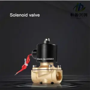 1/4",1/8",1/2",3/4",1",2", AC220V,DC12V/24V Electric Solenoid Valve Pneumatic Valve for Water Oil Air NC