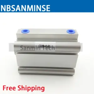 CQ2B 80mm Bore Compact Cylinder  Type Double Acting Pneumatic ISO compressed Air Cylinder  Automatic parts NBSANMINSE