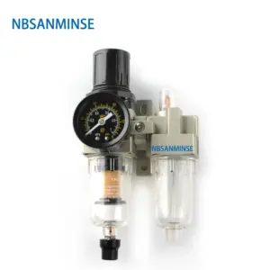 NBSANMINSE Air Compressor AC 2010 1/8 1/4 3/8 1/2 3/4 1 Oil Water Separator Regulator Trap Filter Airbrush Pneumatic Components