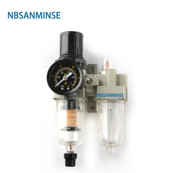NBSANMINSE Air Compressor AC 2010 1/8 1/4 3/8 1/2 3/4 1 Oil Water Separator Regulator Trap Filter Airbrush Pneumatic Components