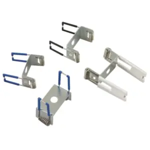 20PCS Led Panel Lamps Spring Clamp Buckle , Downlight Fixed Spring Clips With Metal Bracket For Recessed Lighting Accessoris