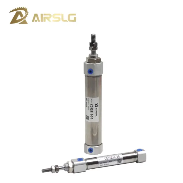 AIRTAC Type Mini Pneumatic Cylinder Double Acting Single Rod Air Cylinder PB10X15SU PB16X25SU PB12X50SU PB16X50SU PB16-75SU