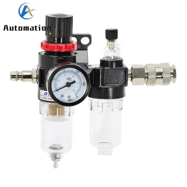 AFC2000 Oil Water Separator Regulator Trap Filter Airbrush Air Compressor Pressure Reducing G1/4 AFR2000 + AL2000 EU Fittings