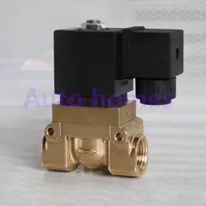 50bar high pressure high temperature solenoid valve 1/2 BSP 24V DC AC220V Orifice 12mm NC 5404-04 pilot brass valve