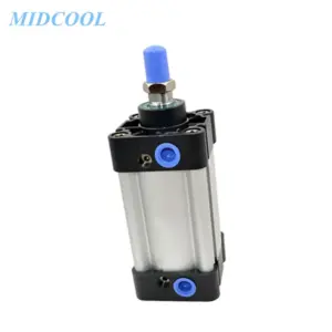Air Cylinder SAU80 Double Acting Standard Pneumatic Cylinder 25 50 75 100 125 150 175 200 250 300mm Stroke