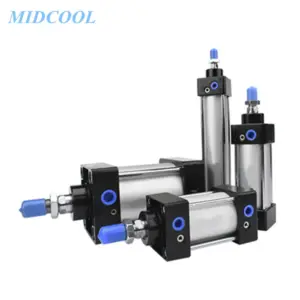 Air Cylinder SC Series Bore 80mm SC80 Standard Double Acting Pneumatic Cylinder 350 400 450 500 600 700 800 900 1000mm Stroke