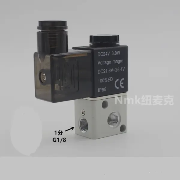Pneumatic Air Solenoid Valve 2 Position 3 Port Way 1/8 BSP Female Thread NC Normally Closed Electric Magnetic Valve 12V 24V 220V