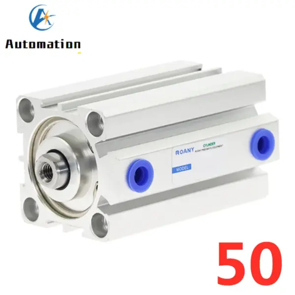 SDA Type Bore 50mm stroke 5/10/20/25/30/40/50/80/100mm double acting SDA50 compact air pneumatic piston cylinder Female
