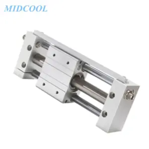 Air Cylinder RMT Series 16mm Bore RMT16 Rodless Magnetic Cylinder With Guide Pneumatic Cylinder Double Acting 50mm-500mm Stroke