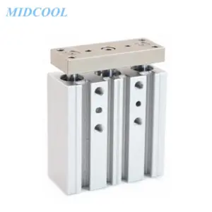 Air Cylinder TC TCL Series 40mm Bore TCL40 Tri-rod Cylinder Pneumatic Cylinder Linear Bearing With Magnet Double Acting Type