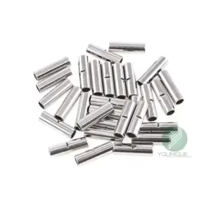 15pcs Premium #8 AWG BN8 Uninsulated  Wire Terminal Splices Butt Connectors Bare