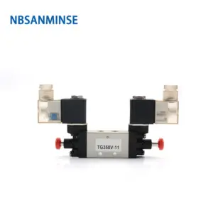 NBSANMINSE TG358V11 G1/8 2 position 5 way Internal pilot type door pump dedicated valve for truck car door system