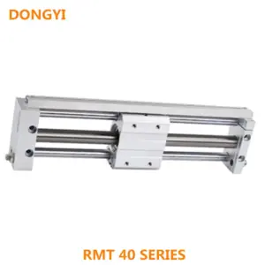 RMT Series  RMT40 Air Cylinder  Rodless Magnetic Cylinder With Guide Pneumatic Cylinder Double Acting 50mm-500mm Stroke
