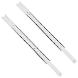 1Pair 200Mm Drawer Slides Side Mount Professional Grade Full Extension Bearing Drawer Rails for Filing Cabinets