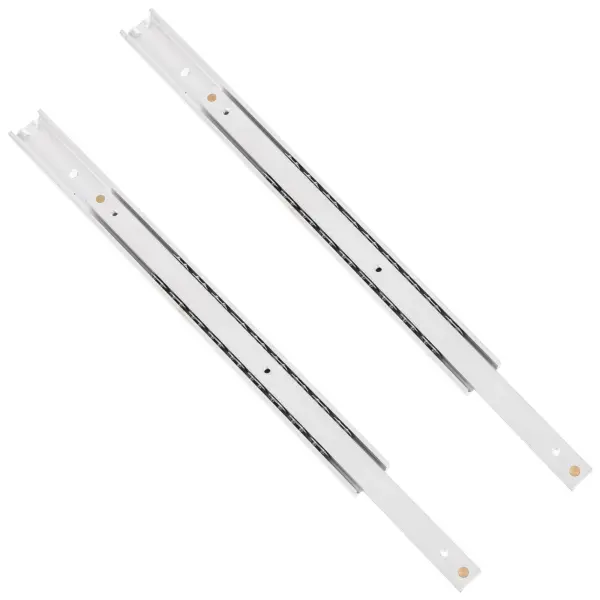 1Pair 200Mm Drawer Slides Side Mount Professional Grade Full Extension Bearing Drawer Rails for Filing Cabinets