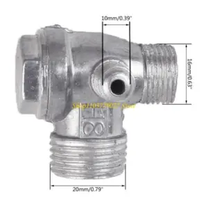 C4DF Unidirectional 3-port Air Compressor Check Central-Pneumatic Valves Thread