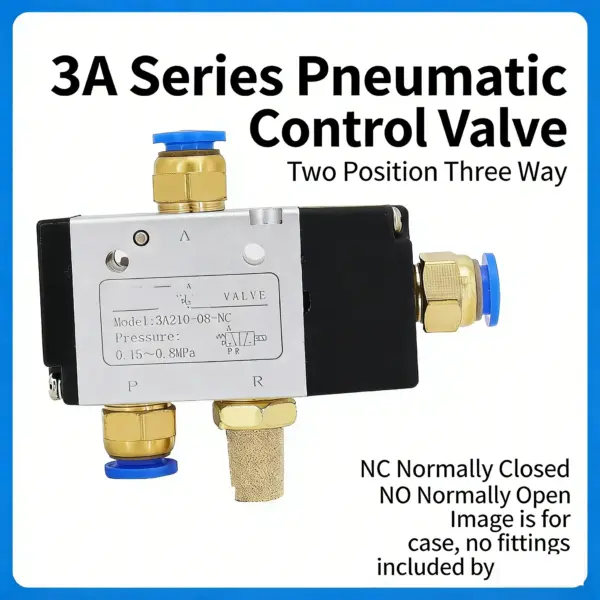 Air Control Valve 3A210-08-NC Normally Closed NO Normally Open 3A310-10 Two-position Three-way 3A410