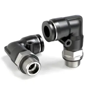 20PCS/LOT PNEUMATIC Male Elbow Tube PL4/6/8/10/12 X M5/9.7MM/12.7MM/16MM/20MM NPT Thread 90 Push to Connect Pneumatic Fittings