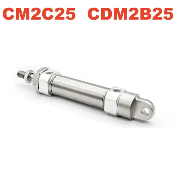 CM2C25 CDM2C25 SMC Type Single Clevis Stainless Steel Magnetic Mini Pneumatic Double Acting Air Cylinder CM2C CDM2C CDM2C25-50Z