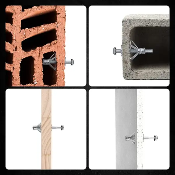 AA81-Hollow Drive Wall Anchor Screws Tool Heavy Duty Hollow Wall Anchors Tool Plasterboard Fixing Tool Cheville Bolt