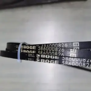 6pcs/lot 586000826P Boge air compressor genuine V-belt driving belt
