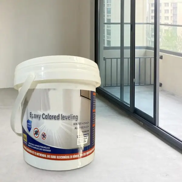 Floor Coating High Gloss Marble Effect Epoxy Floor Coating High Gloss Marble Effect Non Slip Waterproof Sand Colored for Wood