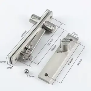 Stainless Steel Pivot Door Hinge Heavy Duty For Wood 360 Degree Shaft For Room Mansion Tall Building Rotary Door Hardware
