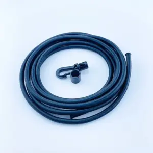 1Set Premium Nylon Elastic Bungee Cord Kit with Hooks for Tent Pole Shock Cord Kayak Boat Dock Rope Outdoor Camping Hiking
