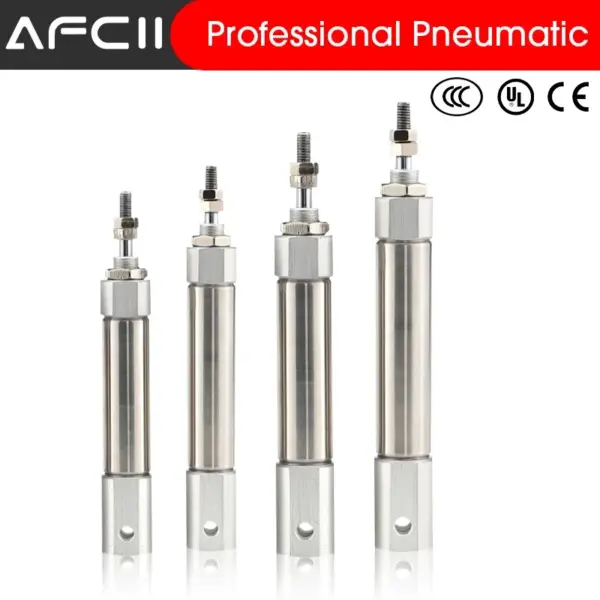 CDJ2D10-100 CDJ2D16 Mini Double Clevis with Pin Air Pneumatic Cylinder Double Acting Single Rod 10mm 16mm CDJ2D10-45  CDJ2D10-75