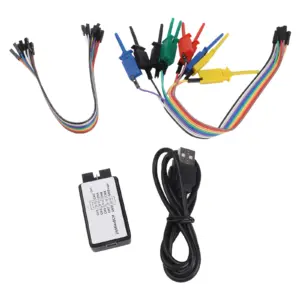 24M Samples Logic Analyzer USB 8 Channels Supports Multiple Communication Protocols for ARM and FPGA Development