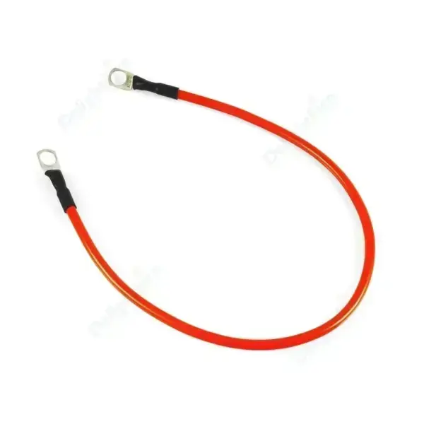 16mm² Car Battery Cable Silicone wire With Lug Ring M6 M8 M10 Terminal Cable 6AWG Black Red SIlicone Cable For Inverter Battery