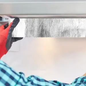 1 Roll Industrial Strength Aluminum Foil Tape for Air Ducts Hvac Systems Dryer Vent Exhaust Pipe Thermal Insulation Silver Duct