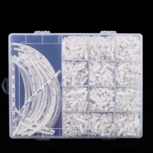1500pcs Wire Coding Sleeves & Cable Number Markers for Electrical Cabinet Wiring,  Tube Labeling & Power Identification