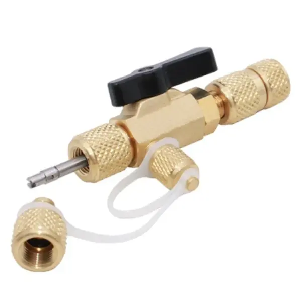 【HAPPY】For R410 R22 R134A R32 Compatible AC Schrader Valve Remover Valve Core Removal Tool HVAC Tool Vacuum Rated