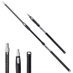VOOMEY 3-5.9 ft (0.95-1.8m) Dual Extending 50 Point Adjustable Extension Pole for Paint Roller Frames | Heavy-Duty Telescopic