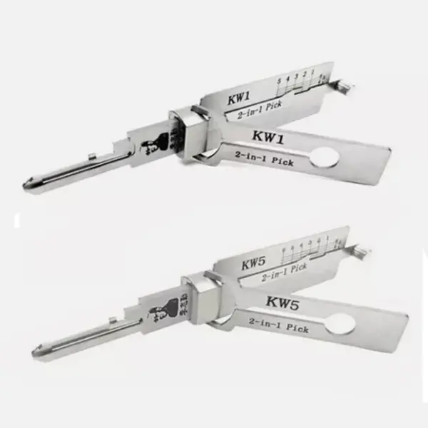 Lishi KW1 KW5  lock pick tool Door lock decoder For American buyers   Open the door with a key