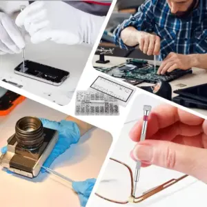 Maintenance Assorted Mini Screws Set Cross Silver Micro Screws Boxed Screw Repair Tool Watch Repair