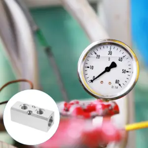 1pc Hose Inline Manifold Block Splitter Pneumatic Distribution Block For Compressor Air Pump Quick Connect Multi-Port Air