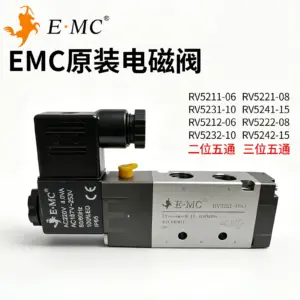 EMC RV Series Pneumatic Solenoid Valve RV5211-M5 RV5211-06QE RV5221-08Q RV5231-10Q RV5241-15Q E4 E2 RV5221-08QE RV5221-08QE2