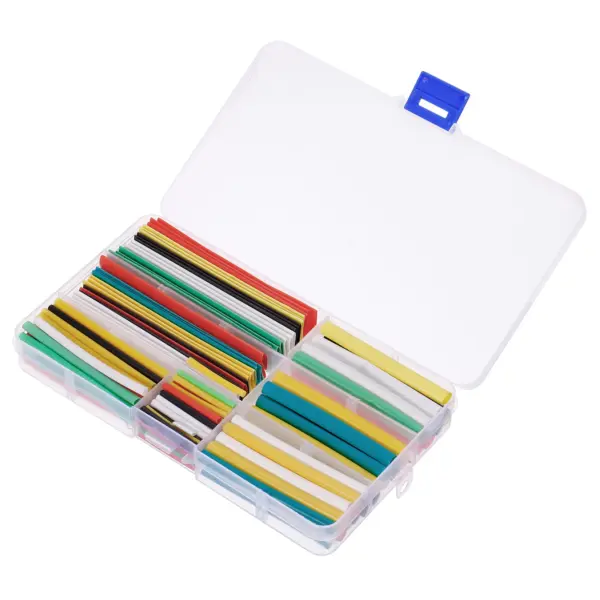 127-800pcs Heat Shrink Tubing Kit 2:1 Heat Shrink Tube for Electrical Cable Wire Wrap Sleeving 5-12 Size