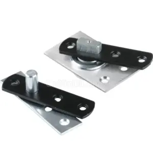 2Sets Invisible Hidden Door Hinge Door Pivot Hinge 360° Degree Rotary Install Up & Down Heavy Duty Bearing 70KG/Set FG1245