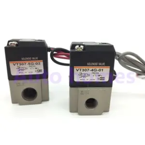 VT307 Wire Lead Type Vacuum Valve 1/8" 1/4" Thread 3 Way Pneumatic High Frequency Solenoid Valve AC110V AC220V DC12V DC24V