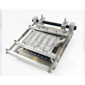 PCB Stencil Solder Paste Printing Table - Manual Benchtop Solder Paste Printer for SMT Assembly