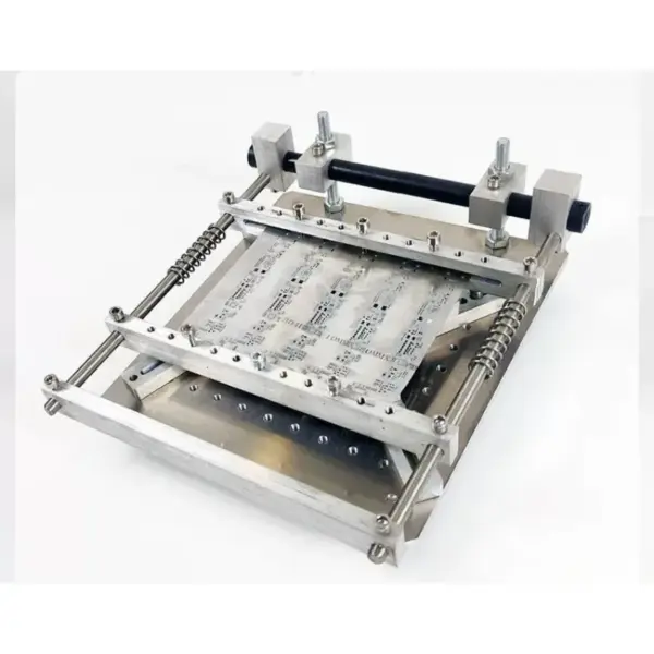 PCB Stencil Solder Paste Printing Table - Manual Benchtop Solder Paste Printer for SMT Assembly