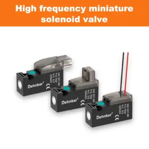 2 Way 3 Position Micro Solenoid Valve High Frequency Low Power N/C Pneumatic Electric Solenoid Valve 3V 12V 24V DC Vacuum Air