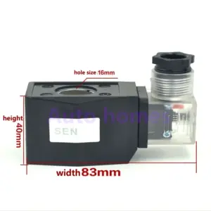 CKD coil plastic coil AB410 outdoor waterproof solenoid valve coil inner hole 16mm height 40mm 220V 24V